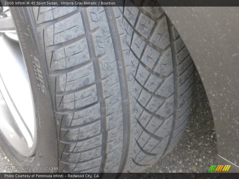 Umbria Gray Metallic / Bourbon 2006 Infiniti M 45 Sport Sedan