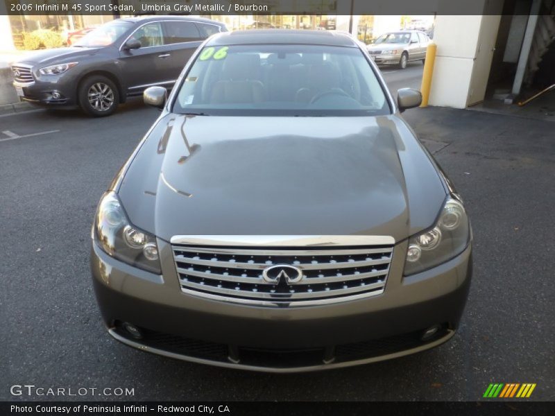 Umbria Gray Metallic / Bourbon 2006 Infiniti M 45 Sport Sedan