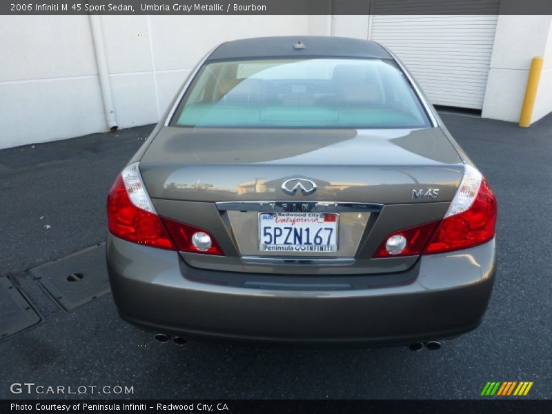 Umbria Gray Metallic / Bourbon 2006 Infiniti M 45 Sport Sedan