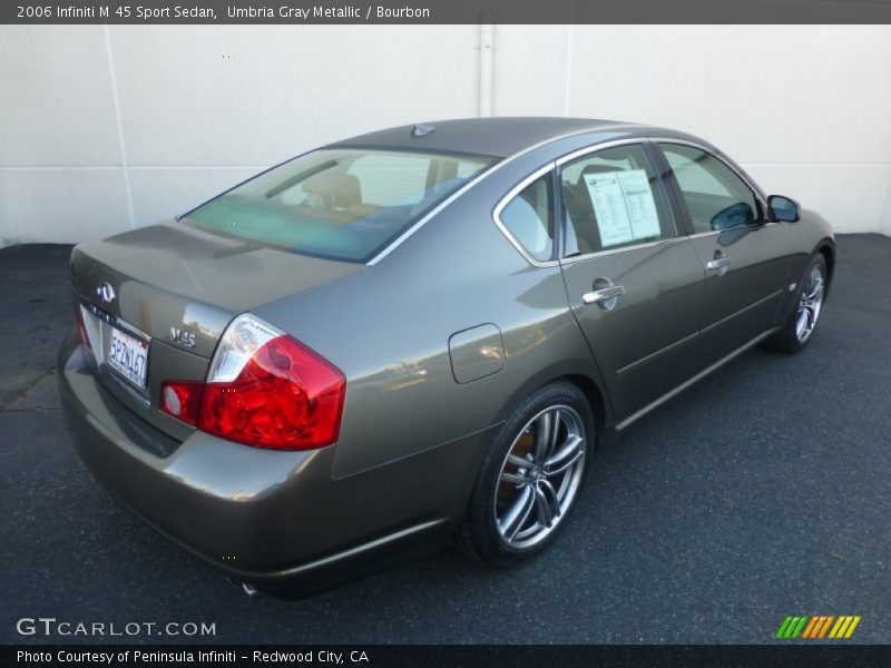 Umbria Gray Metallic / Bourbon 2006 Infiniti M 45 Sport Sedan