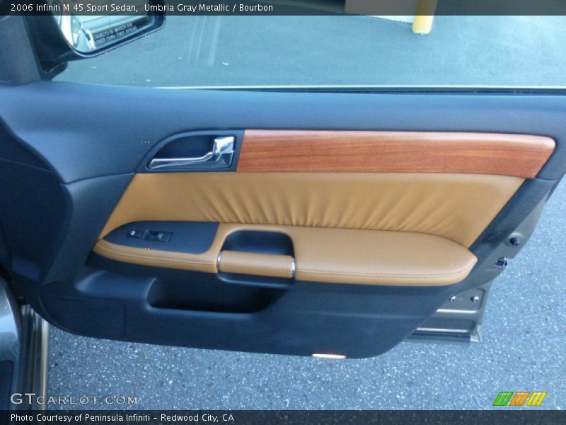 Umbria Gray Metallic / Bourbon 2006 Infiniti M 45 Sport Sedan