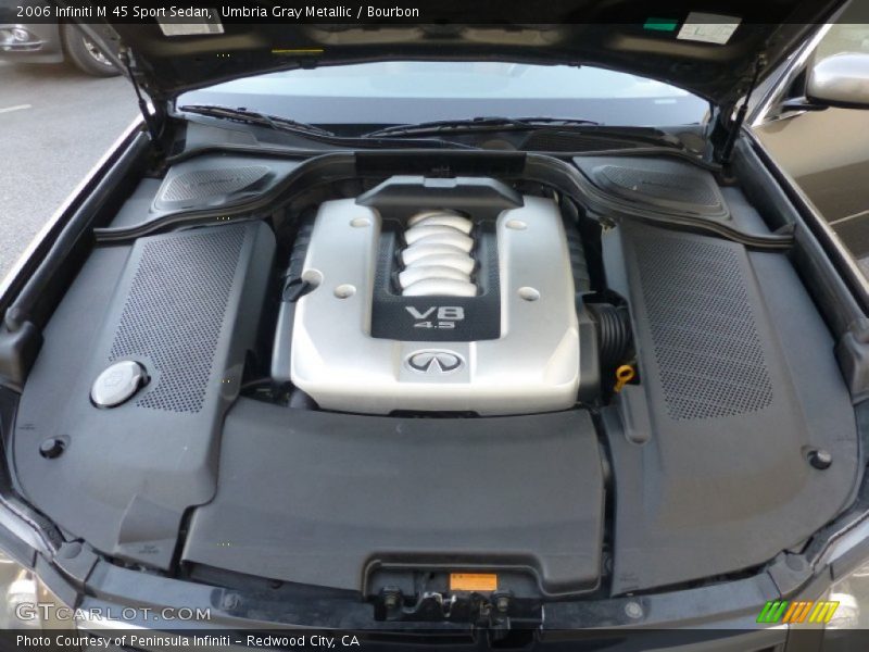 Umbria Gray Metallic / Bourbon 2006 Infiniti M 45 Sport Sedan
