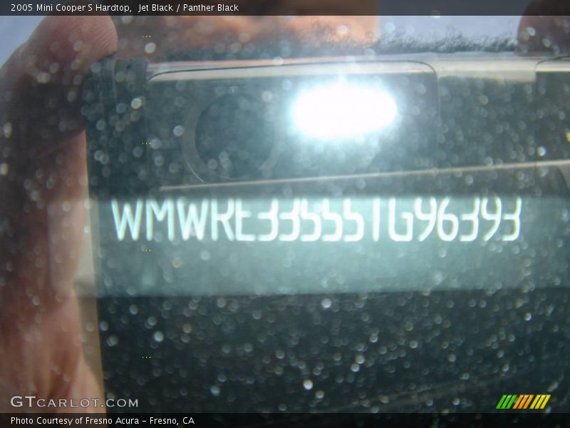 Jet Black / Panther Black 2005 Mini Cooper S Hardtop