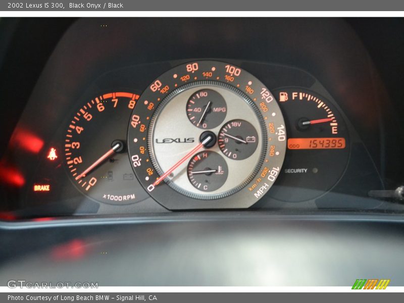 Black Onyx / Black 2002 Lexus IS 300