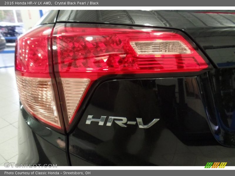 Crystal Black Pearl / Black 2016 Honda HR-V LX AWD