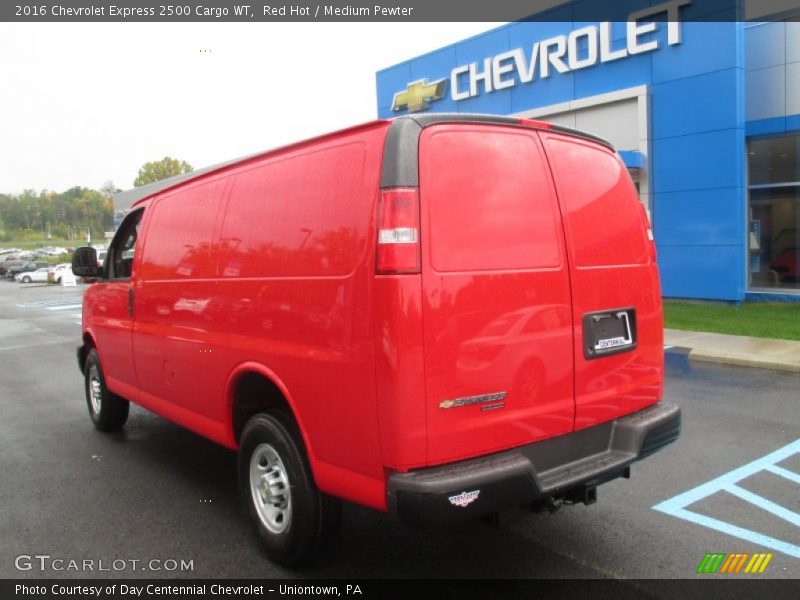 Red Hot / Medium Pewter 2016 Chevrolet Express 2500 Cargo WT