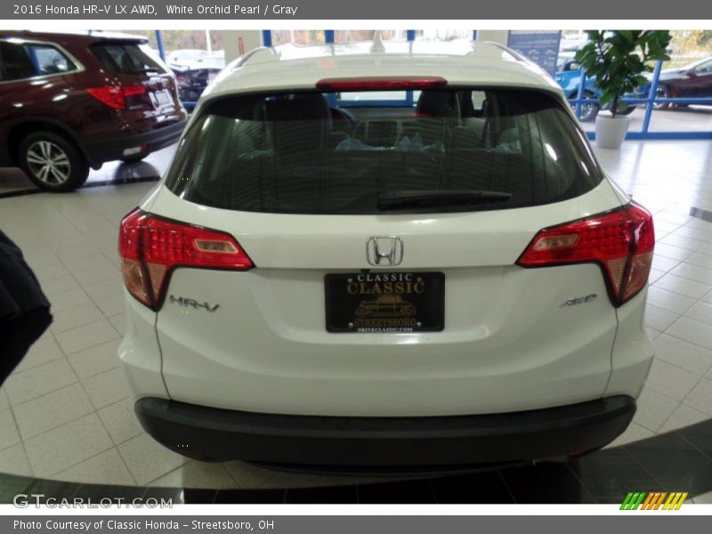 White Orchid Pearl / Gray 2016 Honda HR-V LX AWD