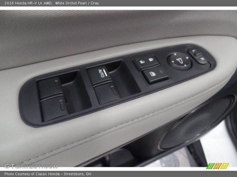 White Orchid Pearl / Gray 2016 Honda HR-V LX AWD