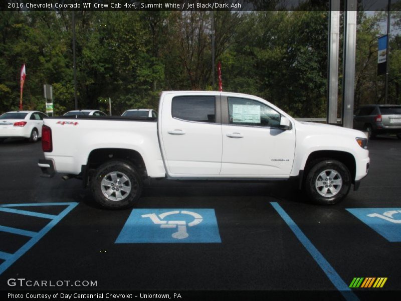 Summit White / Jet Black/Dark Ash 2016 Chevrolet Colorado WT Crew Cab 4x4