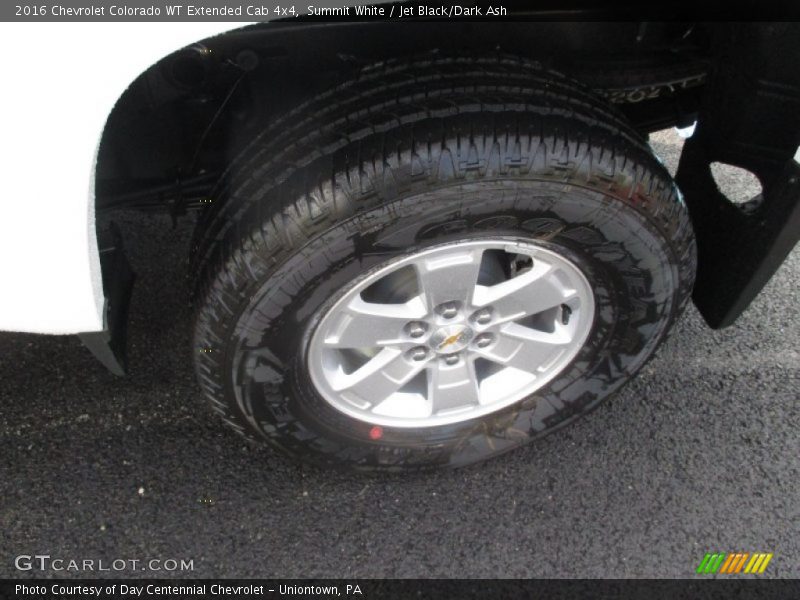 Summit White / Jet Black/Dark Ash 2016 Chevrolet Colorado WT Extended Cab 4x4