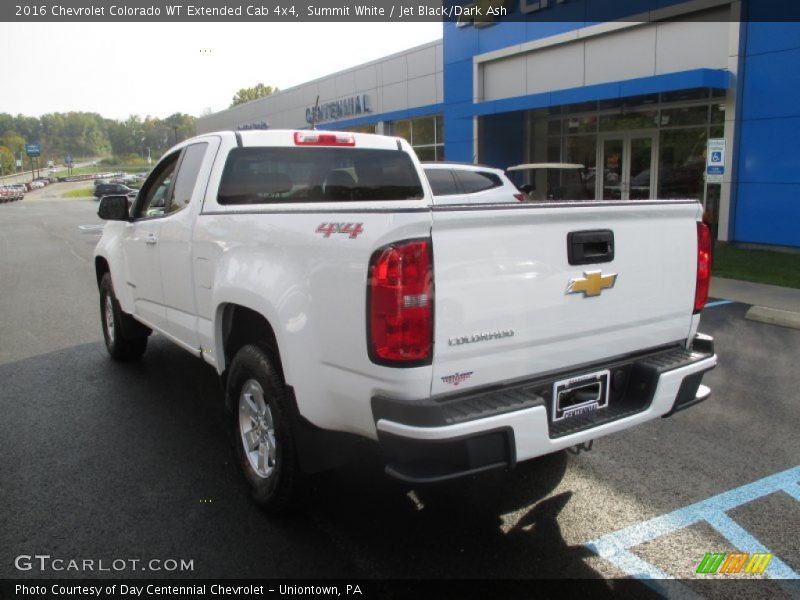 Summit White / Jet Black/Dark Ash 2016 Chevrolet Colorado WT Extended Cab 4x4