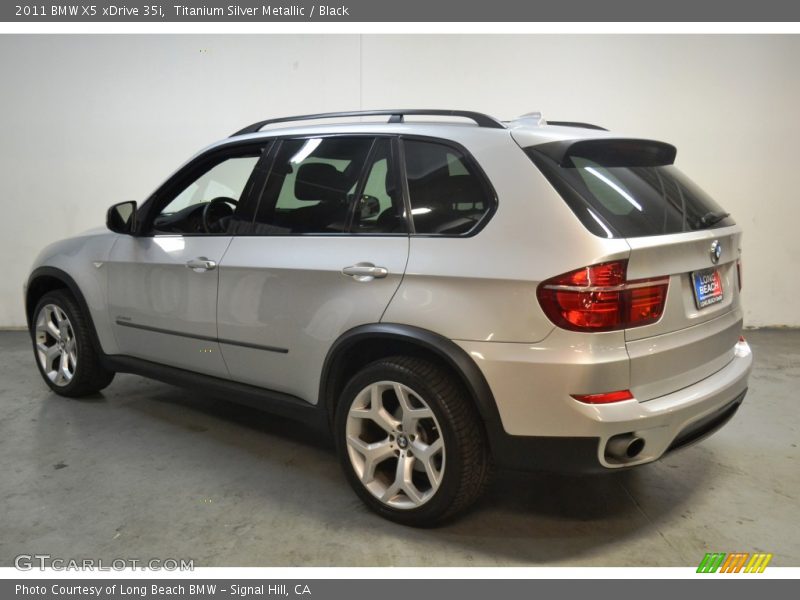 Titanium Silver Metallic / Black 2011 BMW X5 xDrive 35i