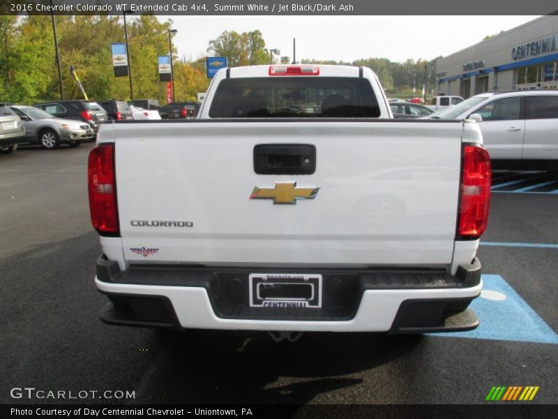 Summit White / Jet Black/Dark Ash 2016 Chevrolet Colorado WT Extended Cab 4x4