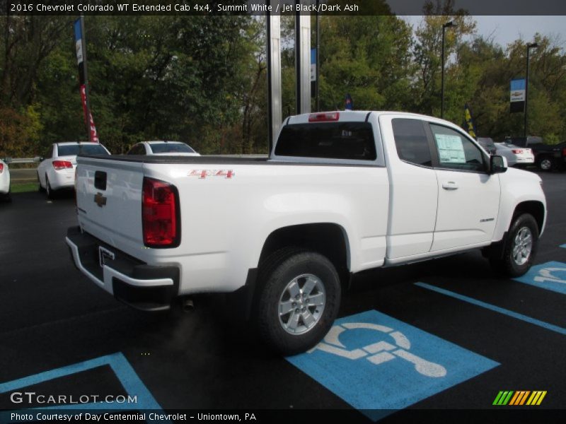 Summit White / Jet Black/Dark Ash 2016 Chevrolet Colorado WT Extended Cab 4x4