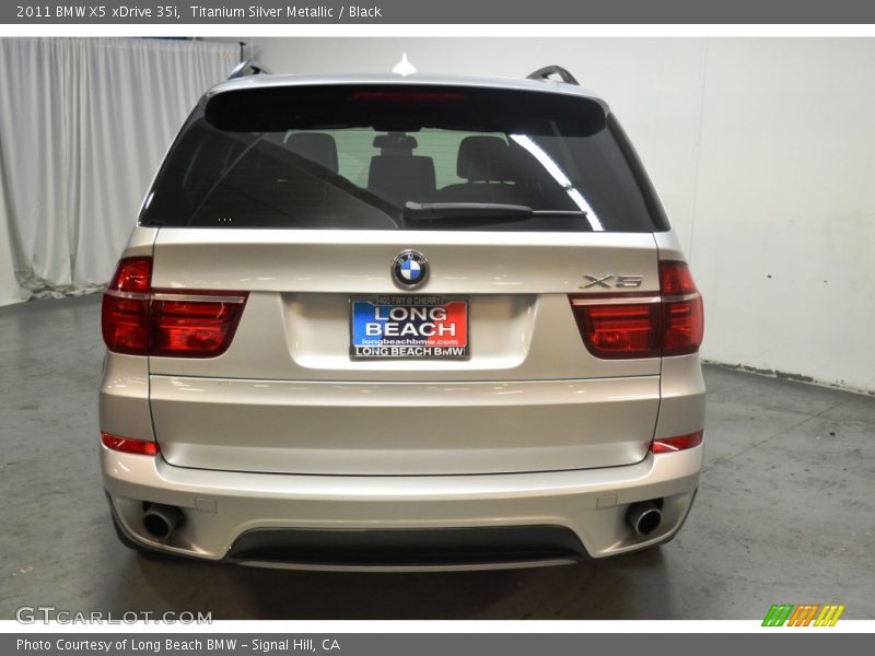 Titanium Silver Metallic / Black 2011 BMW X5 xDrive 35i