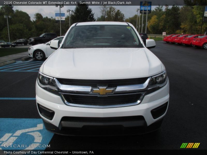 Summit White / Jet Black/Dark Ash 2016 Chevrolet Colorado WT Extended Cab 4x4