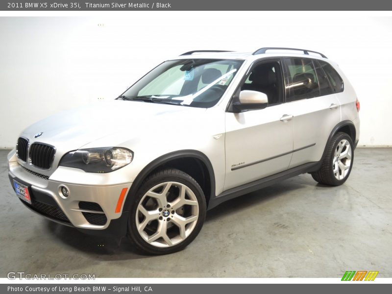 Titanium Silver Metallic / Black 2011 BMW X5 xDrive 35i
