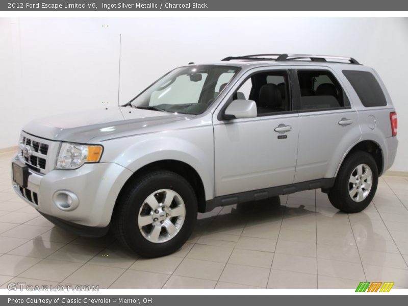 Ingot Silver Metallic / Charcoal Black 2012 Ford Escape Limited V6
