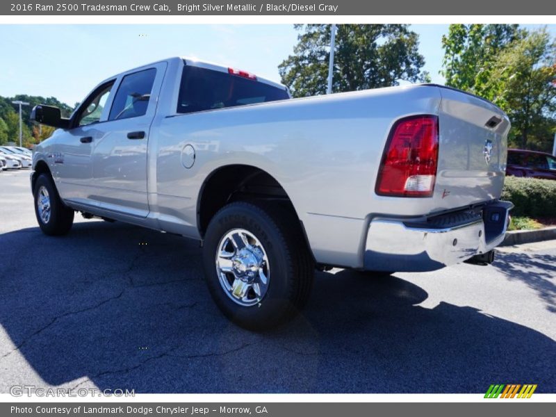 Bright Silver Metallic / Black/Diesel Gray 2016 Ram 2500 Tradesman Crew Cab