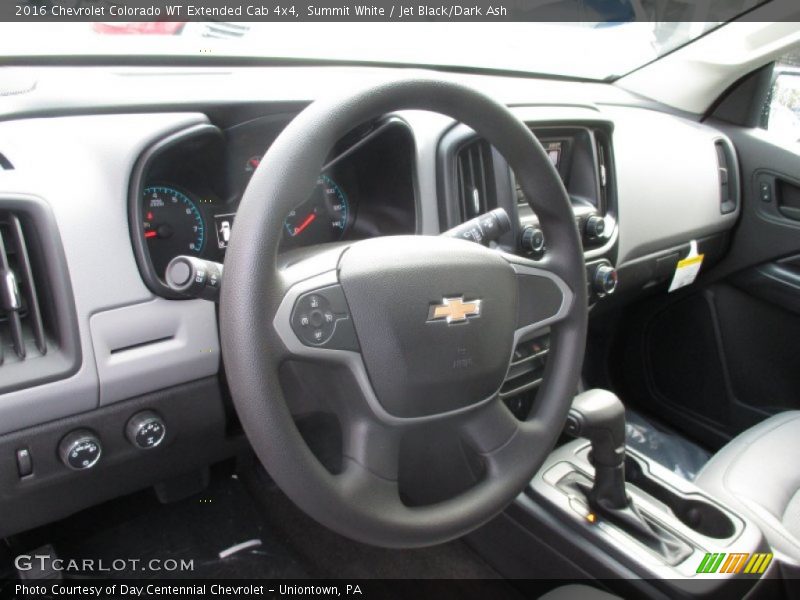 Summit White / Jet Black/Dark Ash 2016 Chevrolet Colorado WT Extended Cab 4x4