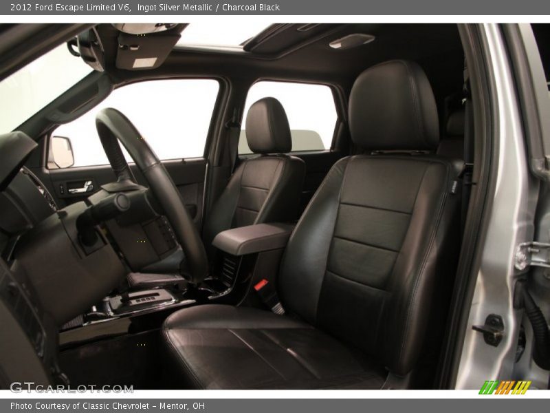 Ingot Silver Metallic / Charcoal Black 2012 Ford Escape Limited V6