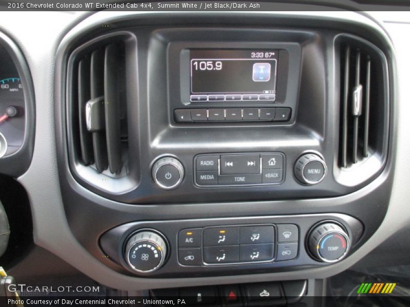 Summit White / Jet Black/Dark Ash 2016 Chevrolet Colorado WT Extended Cab 4x4