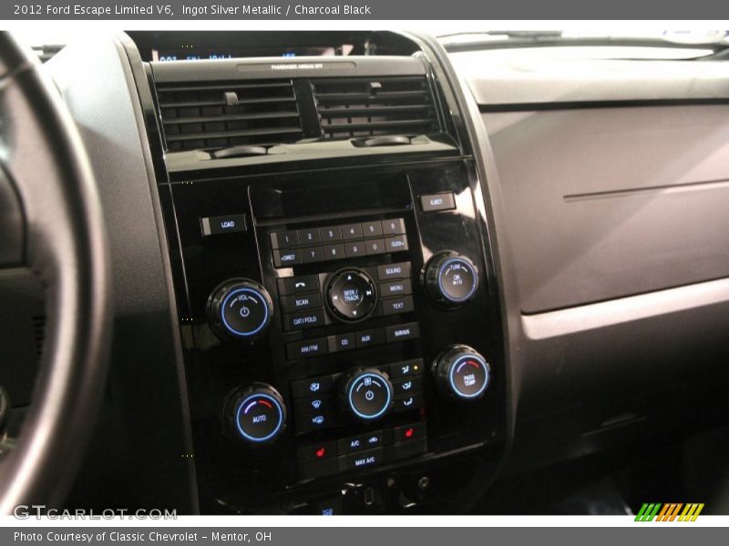 Ingot Silver Metallic / Charcoal Black 2012 Ford Escape Limited V6
