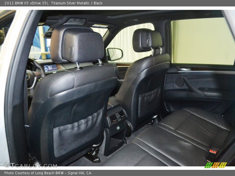 Titanium Silver Metallic / Black 2011 BMW X5 xDrive 35i