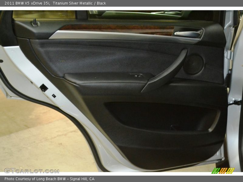 Titanium Silver Metallic / Black 2011 BMW X5 xDrive 35i