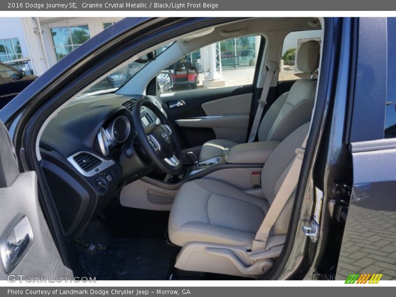 Granite Crystal Metallic / Black/Light Frost Beige 2016 Dodge Journey SE