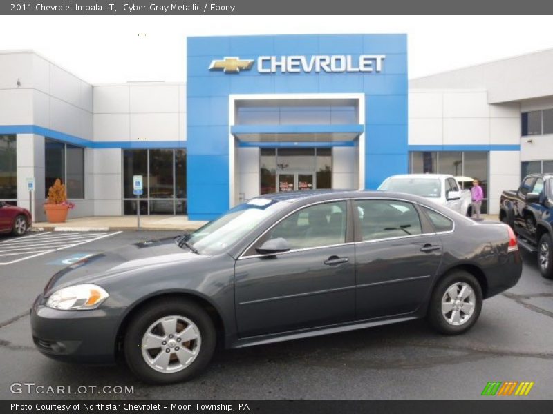 Cyber Gray Metallic / Ebony 2011 Chevrolet Impala LT