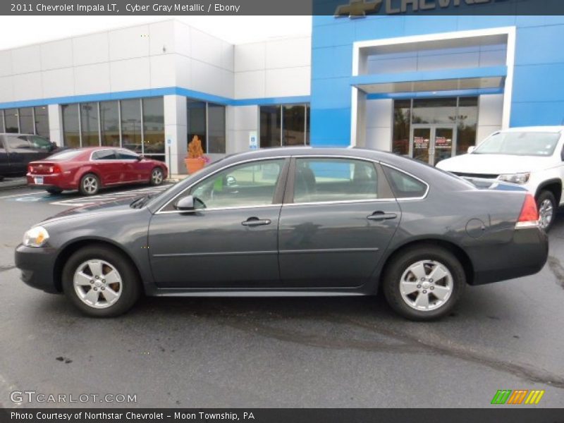 Cyber Gray Metallic / Ebony 2011 Chevrolet Impala LT