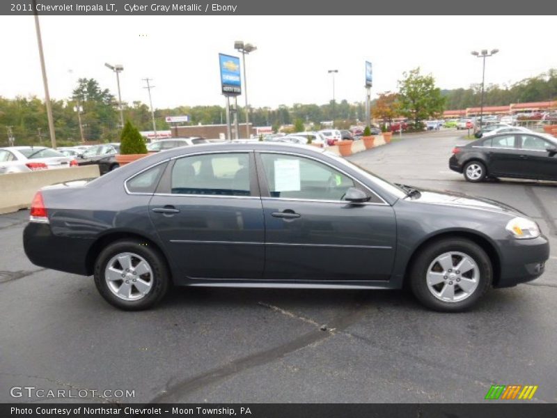 Cyber Gray Metallic / Ebony 2011 Chevrolet Impala LT
