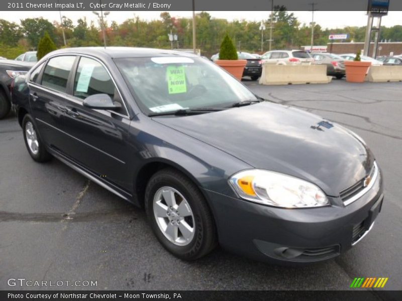 Cyber Gray Metallic / Ebony 2011 Chevrolet Impala LT