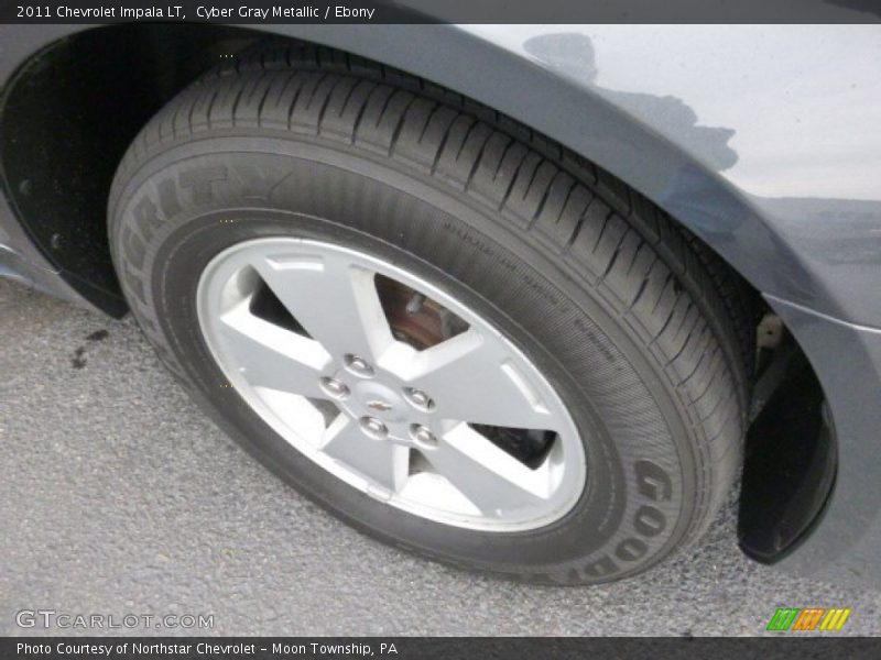 Cyber Gray Metallic / Ebony 2011 Chevrolet Impala LT