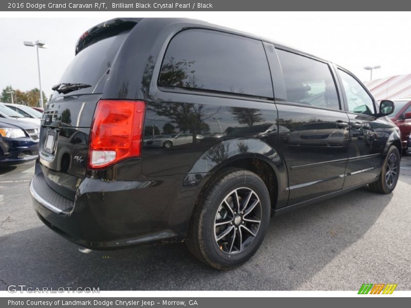 Brilliant Black Crystal Pearl / Black 2016 Dodge Grand Caravan R/T