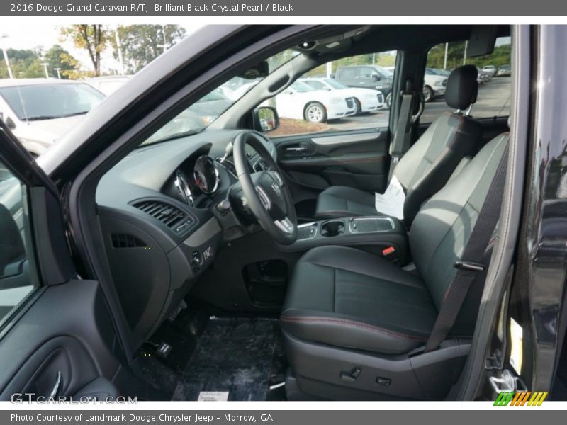 Brilliant Black Crystal Pearl / Black 2016 Dodge Grand Caravan R/T
