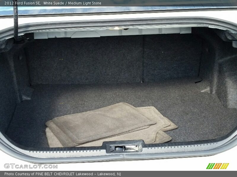 White Suede / Medium Light Stone 2012 Ford Fusion SE