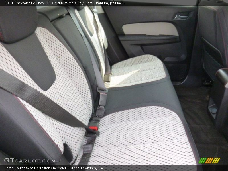 Gold Mist Metallic / Light Titanium/Jet Black 2011 Chevrolet Equinox LS