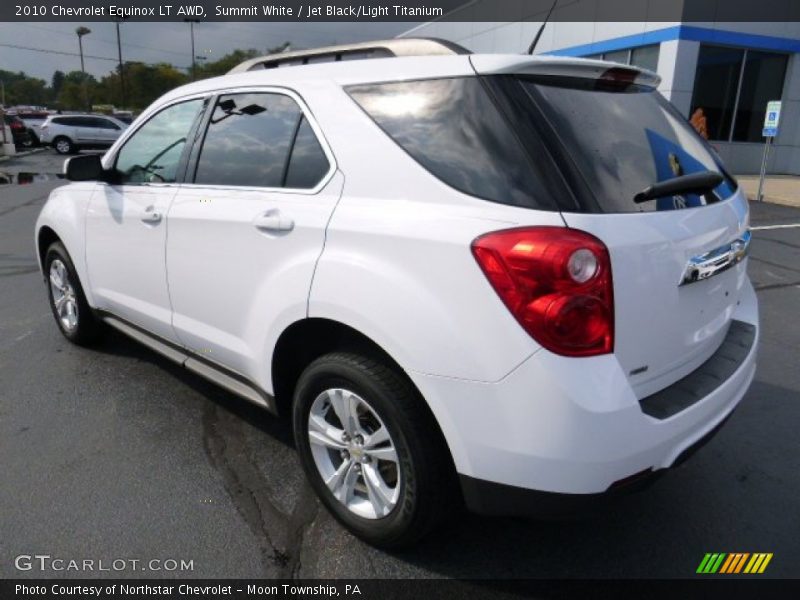 Summit White / Jet Black/Light Titanium 2010 Chevrolet Equinox LT AWD