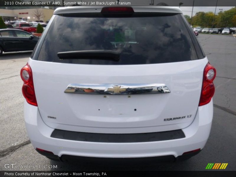 Summit White / Jet Black/Light Titanium 2010 Chevrolet Equinox LT AWD