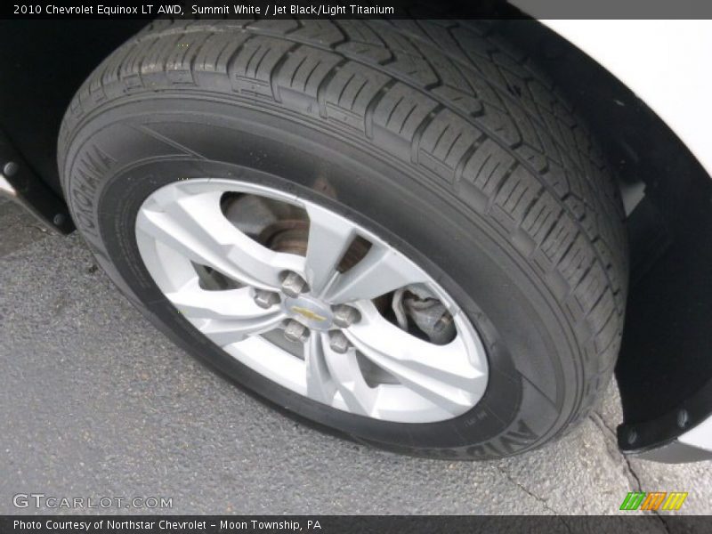 Summit White / Jet Black/Light Titanium 2010 Chevrolet Equinox LT AWD