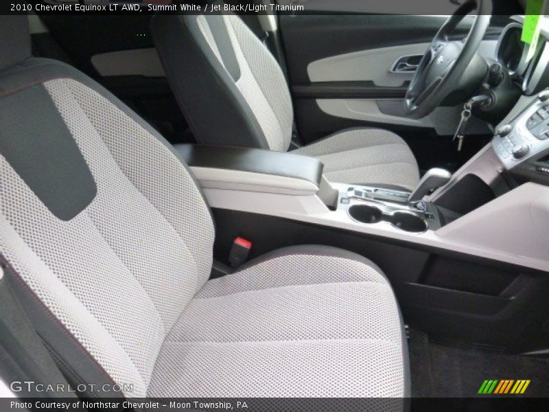 Summit White / Jet Black/Light Titanium 2010 Chevrolet Equinox LT AWD