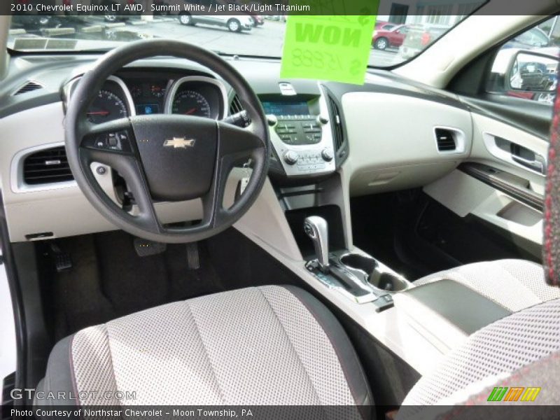 Summit White / Jet Black/Light Titanium 2010 Chevrolet Equinox LT AWD