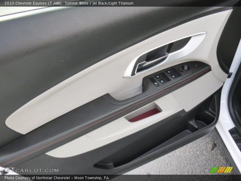 Summit White / Jet Black/Light Titanium 2010 Chevrolet Equinox LT AWD