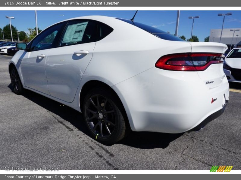 Bright White / Black/Light Tungsten 2016 Dodge Dart SXT Rallye