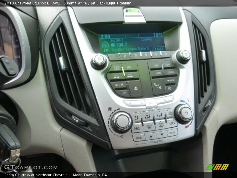 Summit White / Jet Black/Light Titanium 2010 Chevrolet Equinox LT AWD