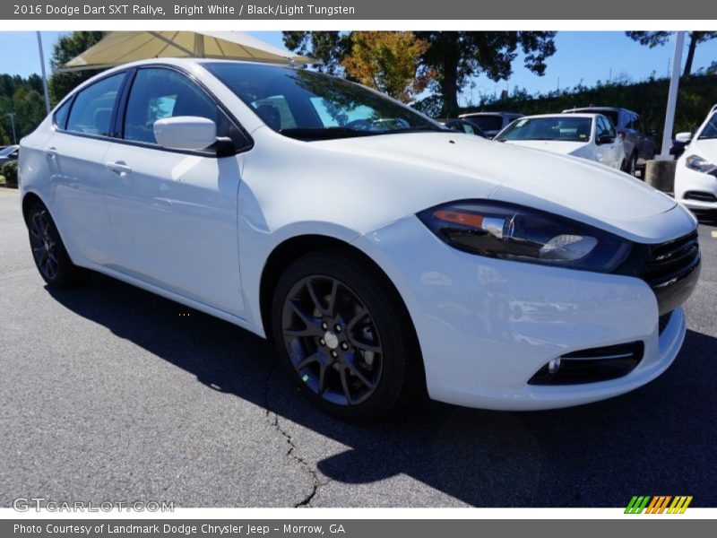 Bright White / Black/Light Tungsten 2016 Dodge Dart SXT Rallye