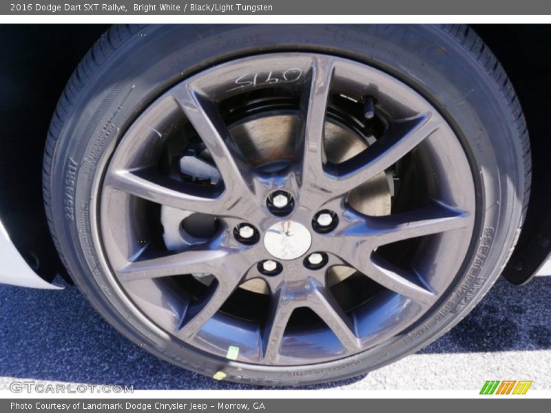 Bright White / Black/Light Tungsten 2016 Dodge Dart SXT Rallye