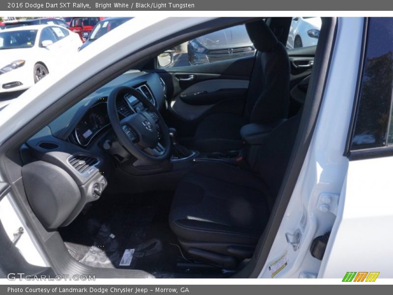 Bright White / Black/Light Tungsten 2016 Dodge Dart SXT Rallye